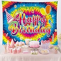 Amazon.co.jp: GEDWU バースデー タペストリー 横 横長 180*230 誕生日